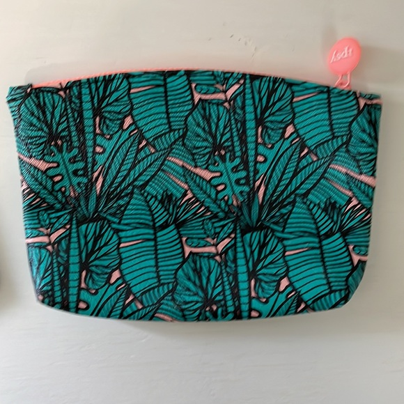 Ipsy Cosmetic Bags Lot of 2 Teal Paradise - Picture 6 of 12